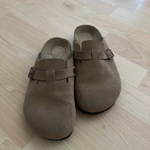 Taupe Boston Birkenstocks
